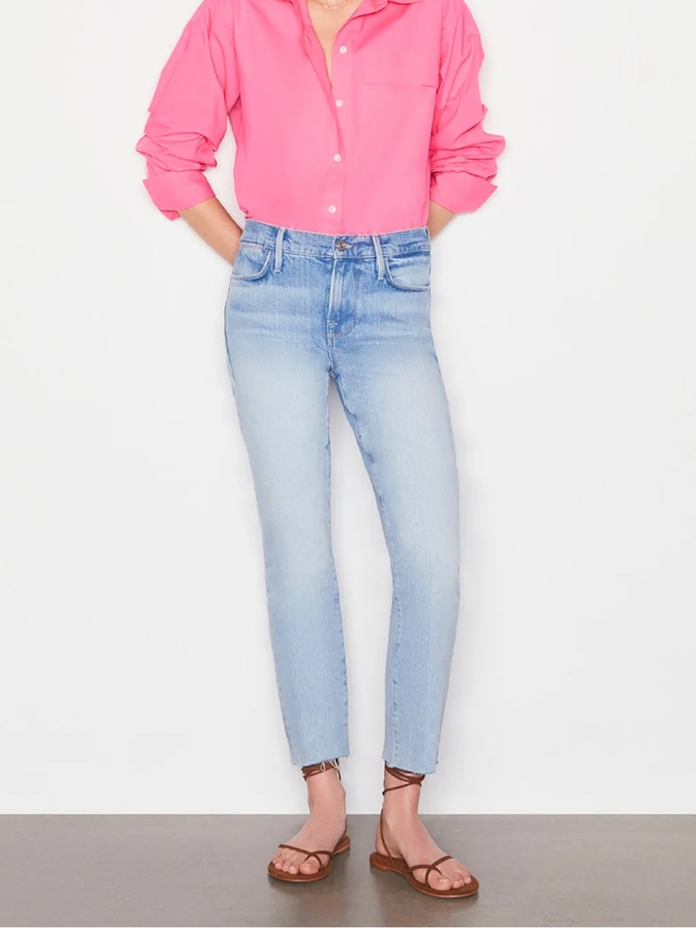 Frame Le High Straight Denim (29)